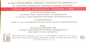 kiállítás a csiliben meghívó
